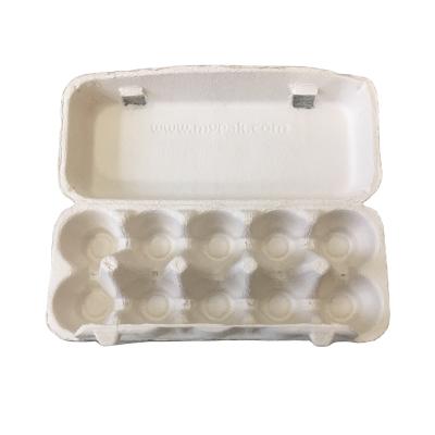 China Eco-friendly recycled pulp 10 materials egg tray catton the mold for egg for sale