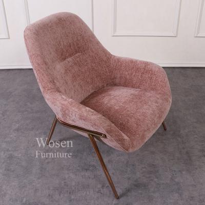 China Foldable Nordic fashion metab Lovely pink small and exquisite Contemporary sitting room leisure chair luxury for sale