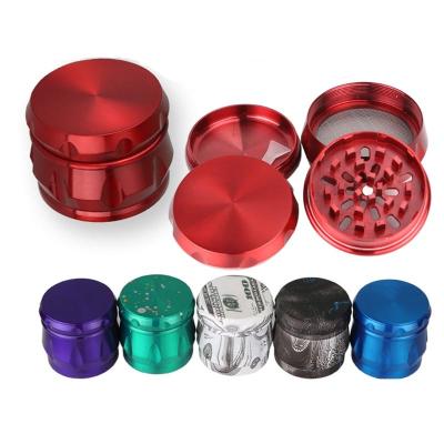 China Drum Shape Electroplate Customize Herb Grinder Wholesale Smoking Accessories Grinder Tobacco Grinder Wholesale for sale