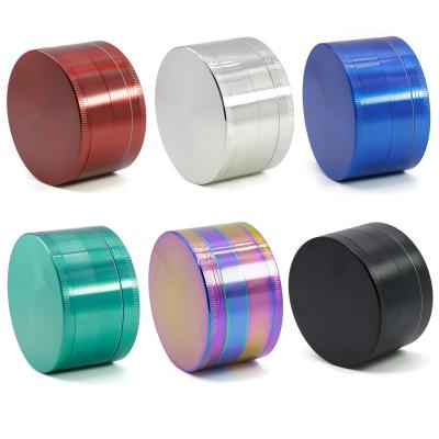 China Colorful Top Selling Spice Grinder Custom Zinc Alloy Material Smoking Tobacco Herb Grinder with Magnetic Closure for sale