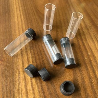 China Hard Packaging tube PC transparent tube packaging sandalwood plastic packaging tube PVC cylinder for sale