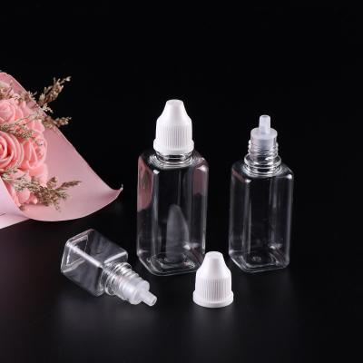 China New Arrival Hot Selling pet bottle 5ml 10ml 20ml 30ml plastic bottles squeeze UK dropper bottle for sale