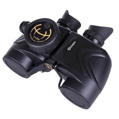 China Outdoor Hunting Equipment Military Optics 7X50 Telescope Binocular Long Range With Compass for sale