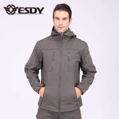 China ESDY 2021 Breathable Men's Jacket Solid Color Tactical Outdoor Hunting Jacket for sale