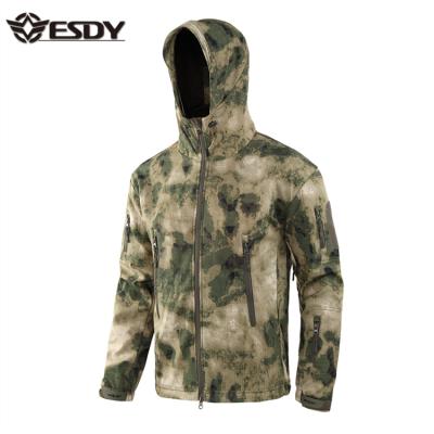 China Men's Breathable Jackets Softshell Outdoor Waterproof Hooded Tactical Jacket for sale