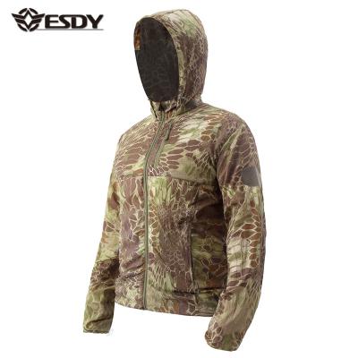 China Breathable Army Soft Shell Jacket Military Hunting Tactical Jacket Sunproof Jacket for sale