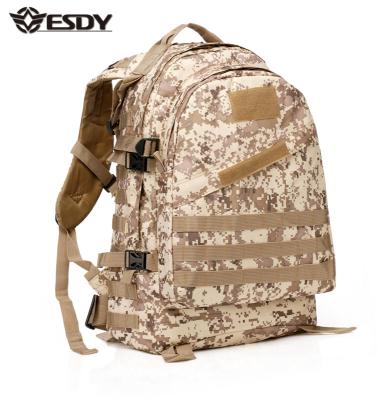 China ESDY Solar Panel Travel Mountaineering Backpack Outdoor Hike Bag Hunting Tactical Rucksack Military Bag for sale