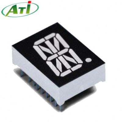 China Indoor 16 segment alphanumeric led display large 2.3 inch alphanumeric display for sale