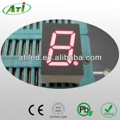 China 0.39 Inch Indoor Digital Number Led Display Panel 7 Segment Single Digit Red Color for sale