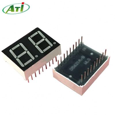 China ATI-4021-bsr Indoor 7 Segment Mechanical 7 Segment Led Display 2 Digit 0.4 for sale