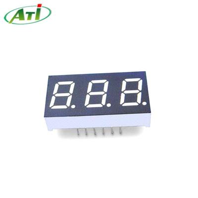 China 0.28 inch Indoor Super Red 7 Segment Three Digit LED Display, 3 Digit LED for sale