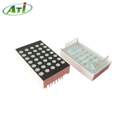 China Indoor 5x7 / 5x8 /8x8 /16x16 led dot matrix led display customized color and size, ATI factory for sale