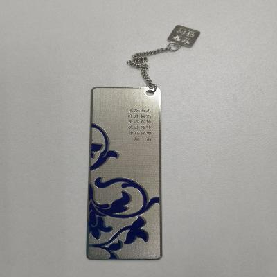 China Europe Wholesale Metal Etched Page Marker For Book for sale