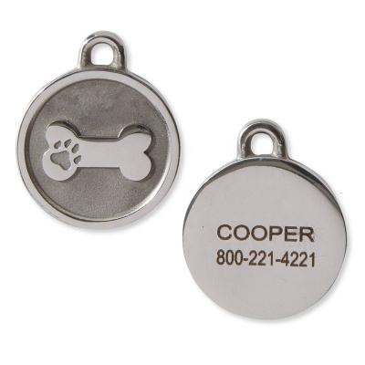 China Europe Metal Aluminum Alloy Blank Army Dog Tags Military Dog Tag, QR Code Pet Tag for sale