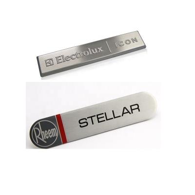 China Customize Custom Printed Etching Embossed Nameplates Aluminum Metal Plates For Industrial Tooling for sale