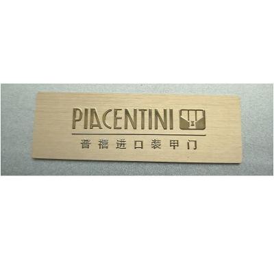 China Customize Custom Metal Nameplate Label for sale