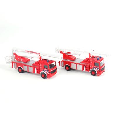 China Pull Back Car Toys Good Quality Low Price Fire Rescue Truck Toy Diecast Toy Car Vehicles for sale