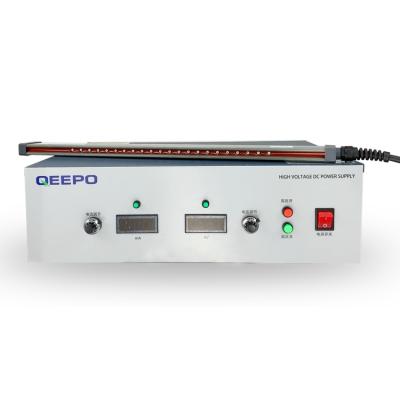 China Sales QEEPO 300w 60kv Hot Melt Blown Cloth Electret Generator Static Equipment Electrostatic Electret Blown Melt Cloth for sale