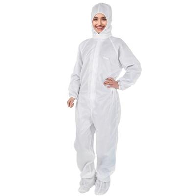 China Blue And White Color Anti Static ESD Safety Anti Static Dustproof Clothing Clothing for sale