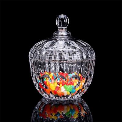 China Factory Price Reusable Glass Crystal Party Candy Jar New Design for sale