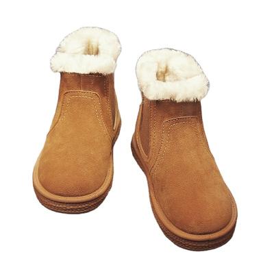 China 2021 new winter thermal snow boots plus velvet to keep warm and cotton men and women medium and large children's shoes (28-38) for sale