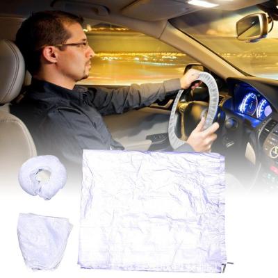 China beach & High Quality PE Holiday Car Disposable Seat Cover Opalescent And Transparent Material for sale