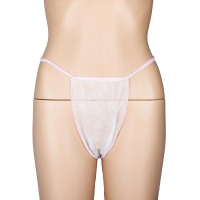 China Nonwoven Home Spa G - Thong Disposable Lady String Bikini Panties T-Back Sexy Underwear Use+office+travel for sale