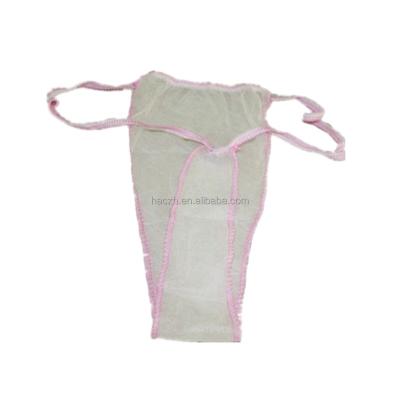 China Hot-selling home pp panties factory price Use+office+travel disposable non-woven briefs spa disposable underwear for sale