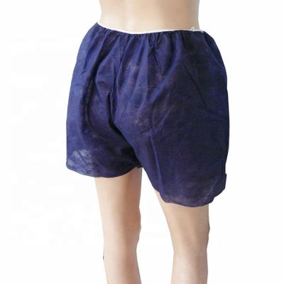 China Disposable Health Men's Breathable Boxer Shorts For Hospital / Spa / Beauty Salon for sale