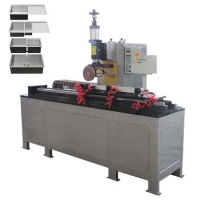 China Continuous Weld Resistance Sink Seam Welder Machine For Automatic Sink Seam Welders for sale