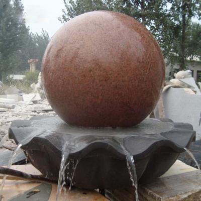 China EUROPEAN Decorative Indoor Outdoor Landscape Polished White Marble Granite Stone Water Ball Fountains for sale