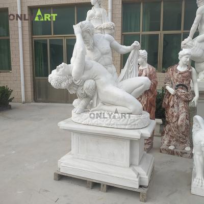 China Western Famous Marble Garden Nudes Marble Sculpture Statue Figure Man And Woman Nude Marble Statue for sale