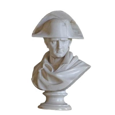 China Factory Price Custom Head Napoleon High Quality Western Marble Life Size Bust for sale