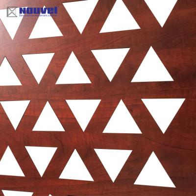 China Artwork Decorative Laser Cut Metal Screen Patterns Aluminum Steel Panel Divider Partition for sale