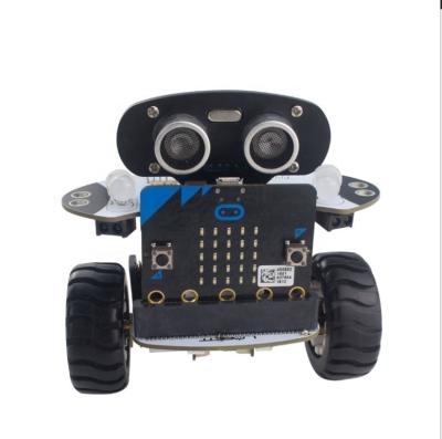 China 100*55*100mm LED Light DIY Microbit Balance Car Programmable Robot Kits Kids Smart Science Education Toys for sale