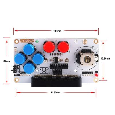 China Support Bluetooth 4.0 Device Joystick Bit for BBC Microbit Micro:Bit Board Game Extending for Python Program Built-in Power Switch and External Power Connector for sale