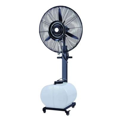 China Industrial Air Cooling Fan Water Cooling Stand Spray Fans 30inch Mist Fans With Outdoor Tank Water Mist Fan for sale