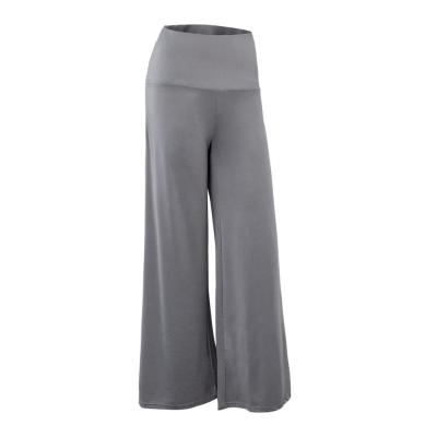 China New Style QUICK DRY Wide-Leg Pants Women's Loose Trousers High Waist Zipper Casual Wide-Leg Thin Pants for sale