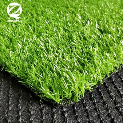 China Curly Grass+Straight Grass L002 20mm Factory Wholesale High Quality UV Protection Green Color Artificial Grass For Kindergarten for sale