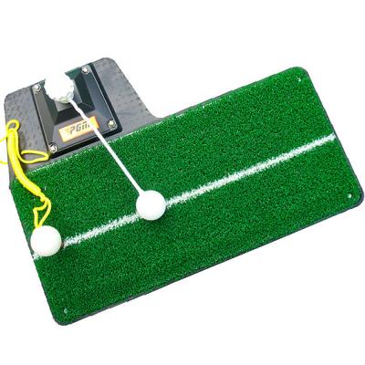 China Artificial Grass + Rubber Mini Golf Swing Trainer With 2 Golf Ball for sale