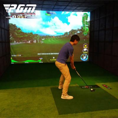 China High Quality Home Indoor Golf 3D Simulator Customized Size for sale