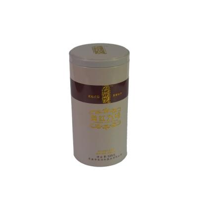 China Recycled Materials Tea Tin Can Box Tea Airtight Round Packaging for sale