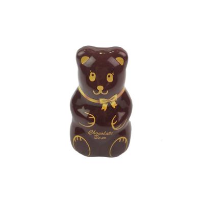 China Recyclable Bear Shape Candy Tin Chocolate Tin Can Mint Tin Box for sale