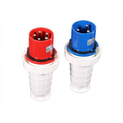 China IP44 IP67 16A 32A 63A 125A 3pin 4pin 5pin new industrial electrical explosion waterproof plug and socket connectors for sale