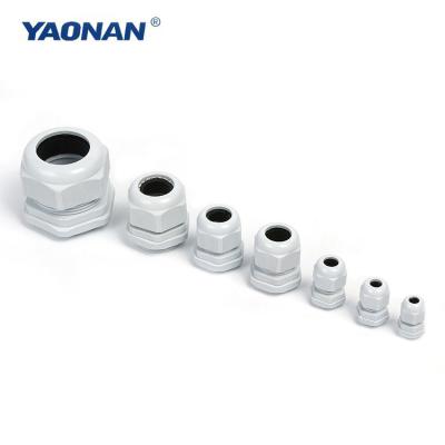 China Tight Nylon Cable Lock Cable Glands M8 / PVC Gland Makers Waterproof Gland for sale