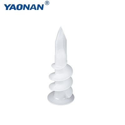 China Gypsum board customized material plastic pe nail expansion tube anchor to expand tube for gypsum board for sale