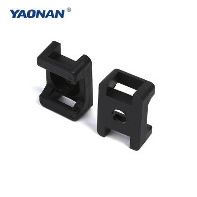 China Fix Width Customized Length Width New Product Self Locking Nylon Cable Tie Saddle Mount for sale