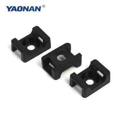 China Nylon Fix Cable Tie New Product YN-CTSM001 Cable Tie Saddle Mount For Fix Cable Tie for sale