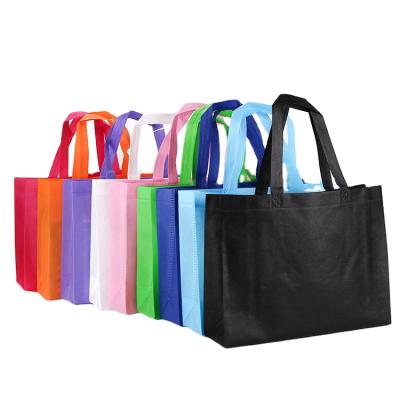 China Promotional Reusable Non Woven Supermarket Shopping Bag Tote Shopping Bag Eco-Friendly Reusable Logo Printing Recyclable Nonwoven Grocery Bag for sale