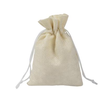 China Recyclable Eco Coffee Beans Small Jute Drawstring Bag Burlap Christmas Gift Hessian Bag For Rice Tea Comb Jewelry Custom Logo for sale